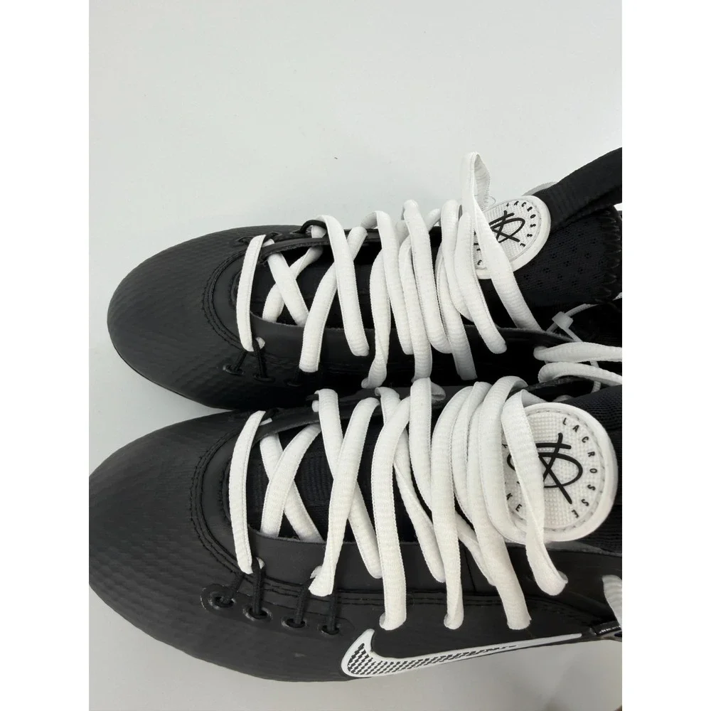 Nike Mens LAX Lacrosse Cleats Huarache 9 Elite Low LAX‎ Black FD0089-002 Size 4